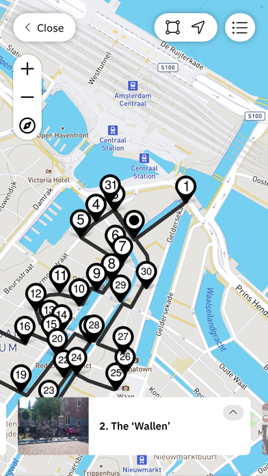 Amsterdam audio stories screenshot