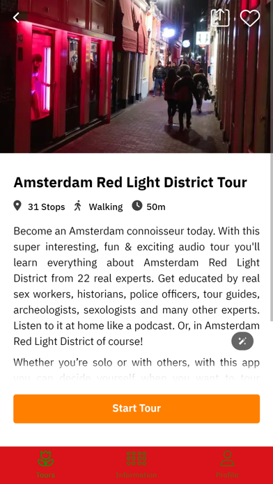 Amsterdam audio stories screenshot