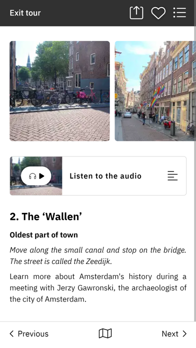 Amsterdam audio stories screenshot