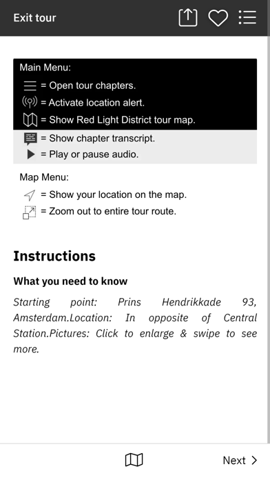 Amsterdam audio stories screenshot