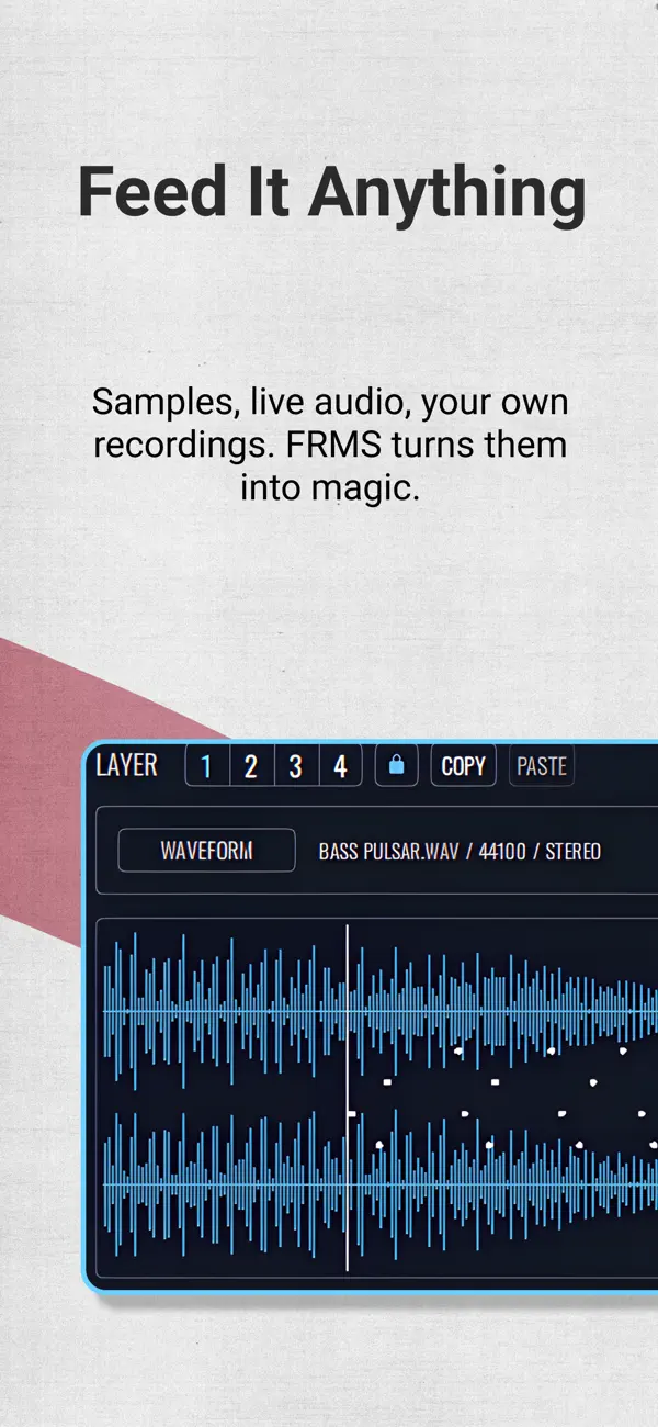 FRMS – Granular Synthesizer screenshot