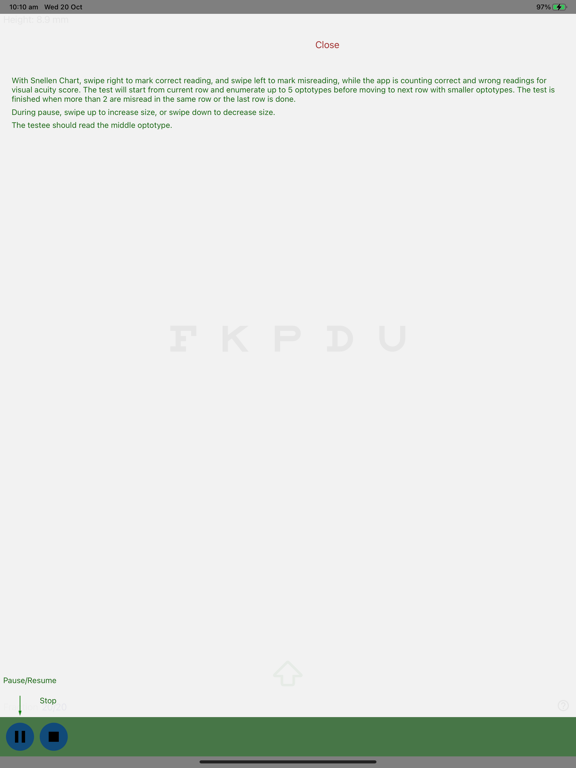 Eye Charts screenshot