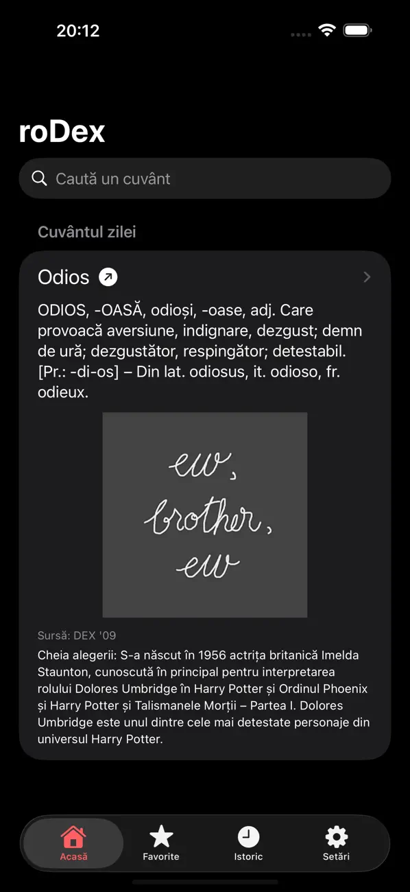 roDex – Dicționar screenshot