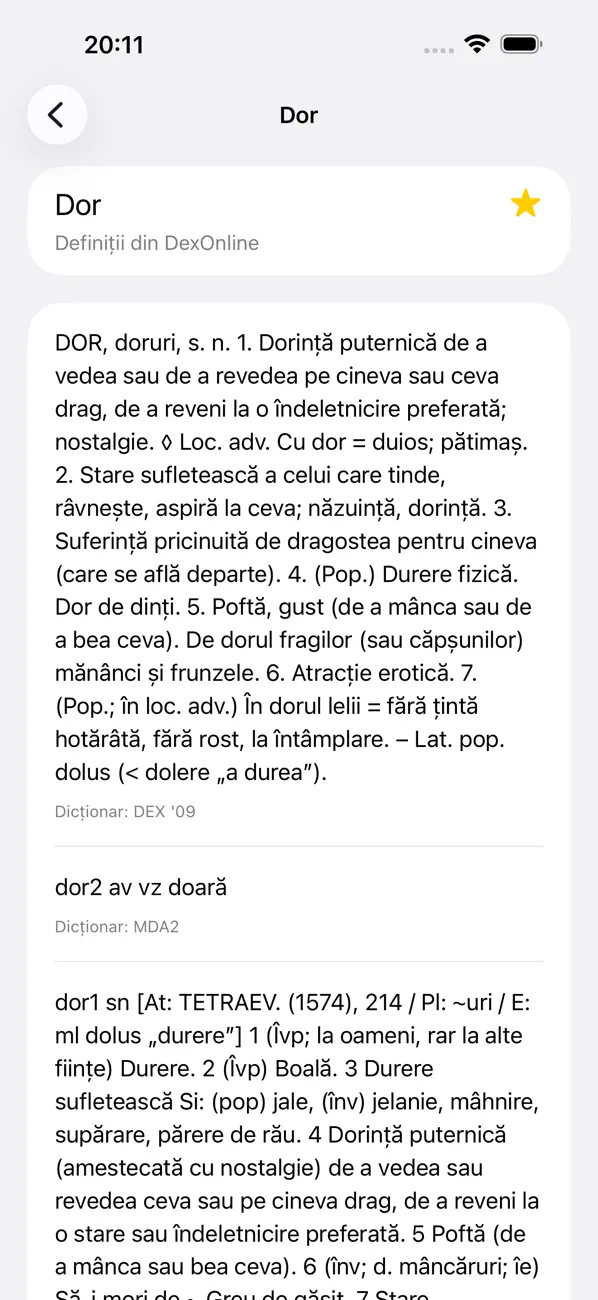 roDex – Dicționar screenshot