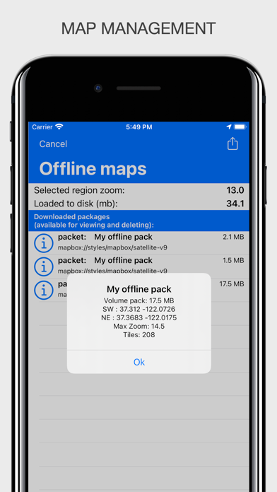 Offline Maps: GPS Tracker GPX screenshot
