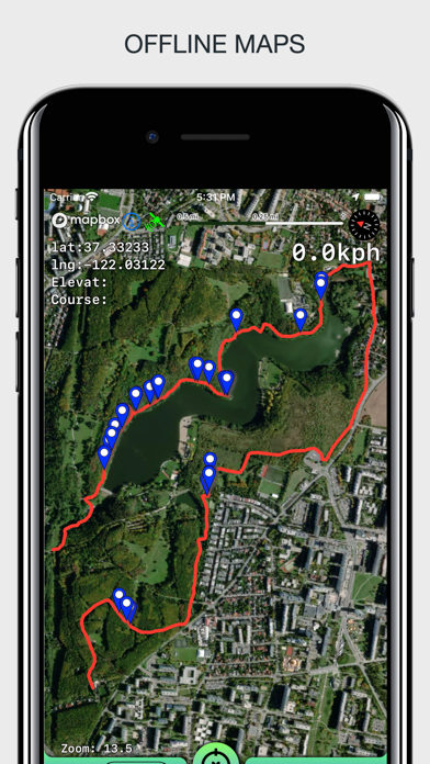 Offline Maps: GPS Tracker GPX screenshot