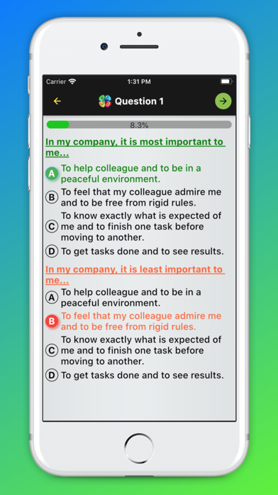 DISC Personality Test New screenshot