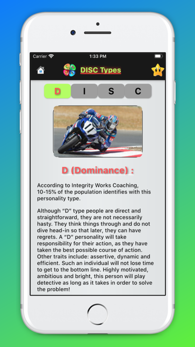 DISC Personality Test New screenshot