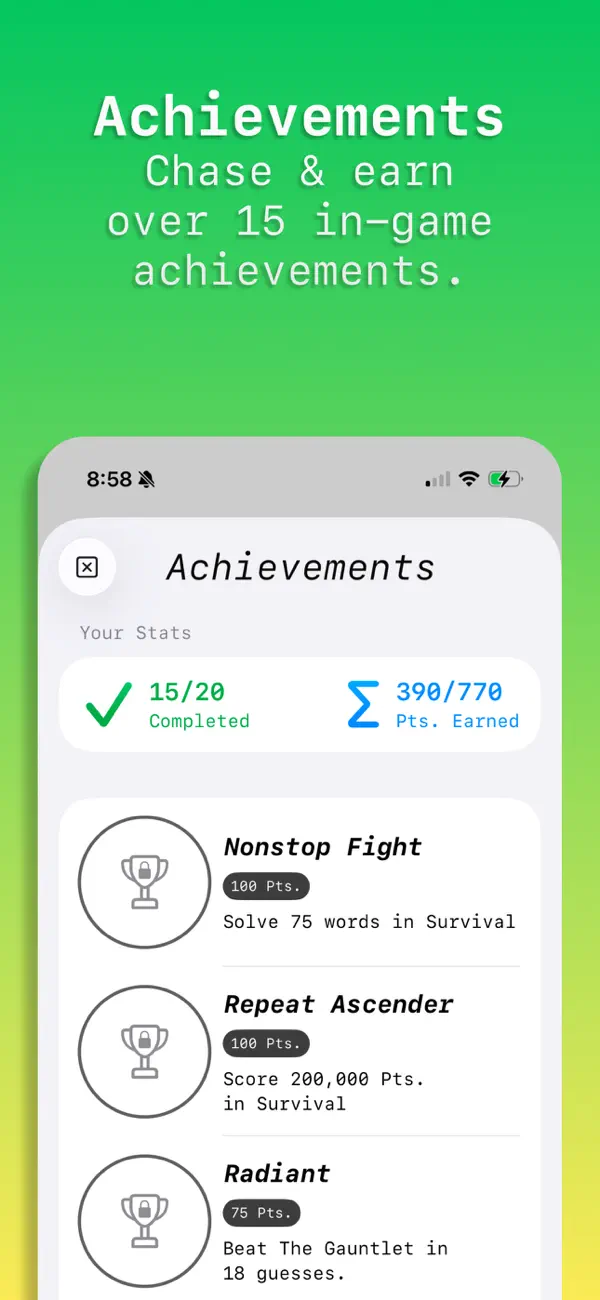 LOSER – A Word Game screenshot