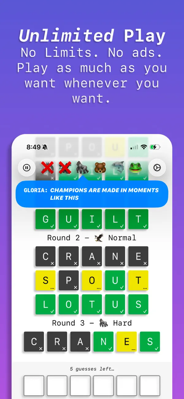 LOSER – A Word Game screenshot