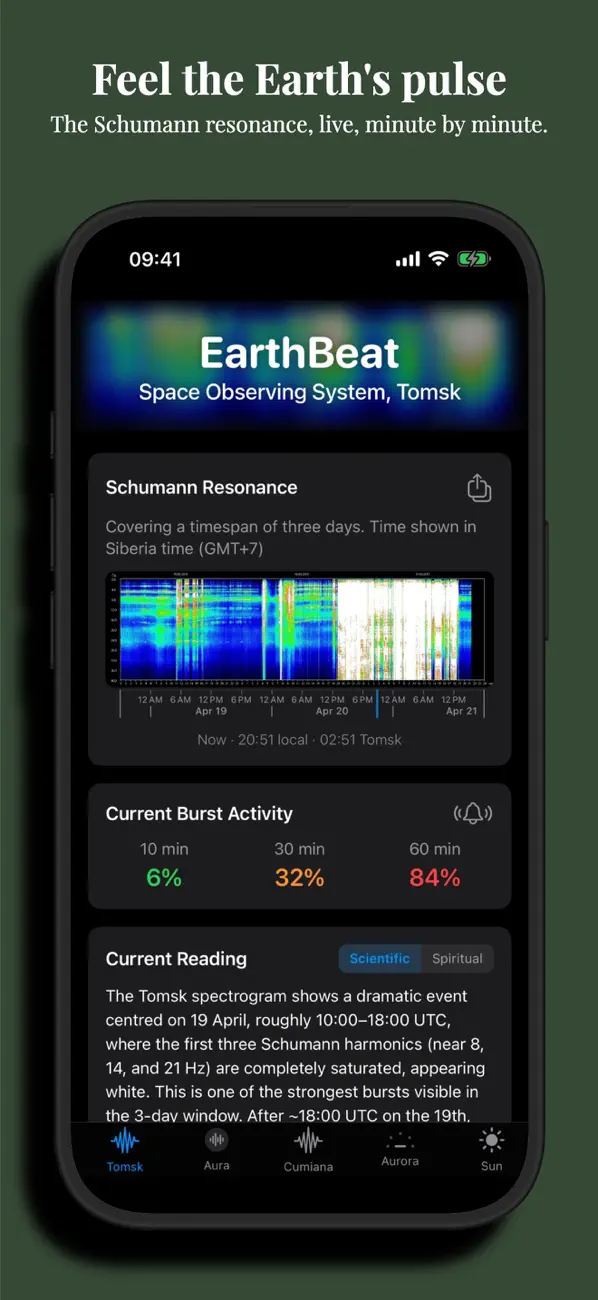 EarthBeat – Schumann Resonance screenshot