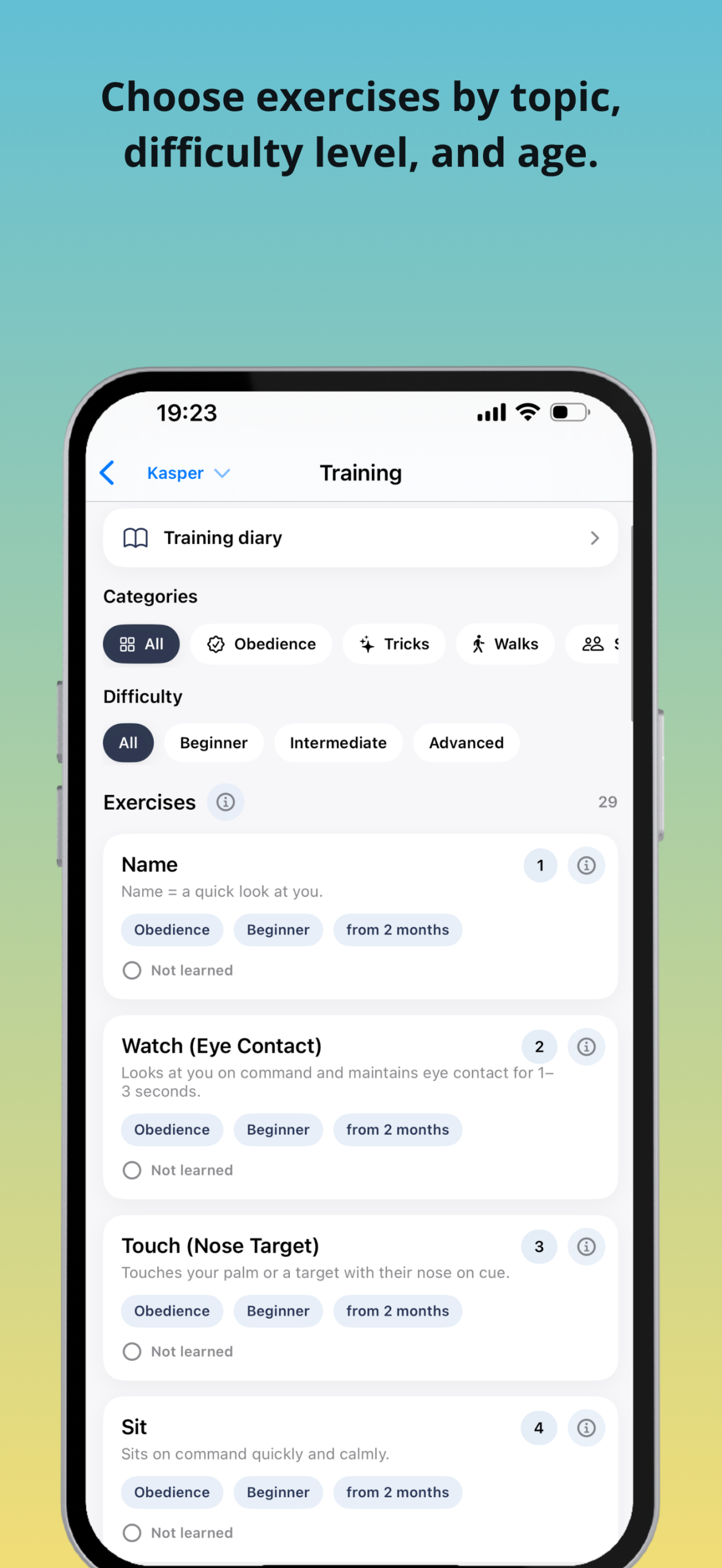 Dog Training: by NS Apps screenshot