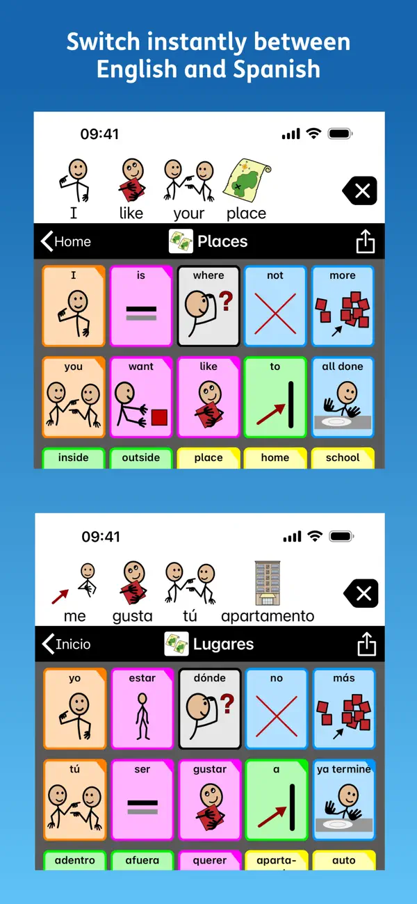 Proloquo2Go AAC screenshot