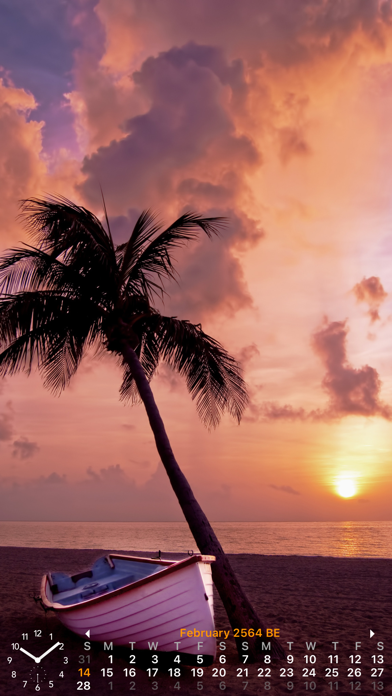 Photo Frame Calendar & Clock screenshot