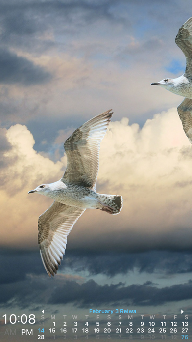 Photo Frame Calendar & Clock screenshot