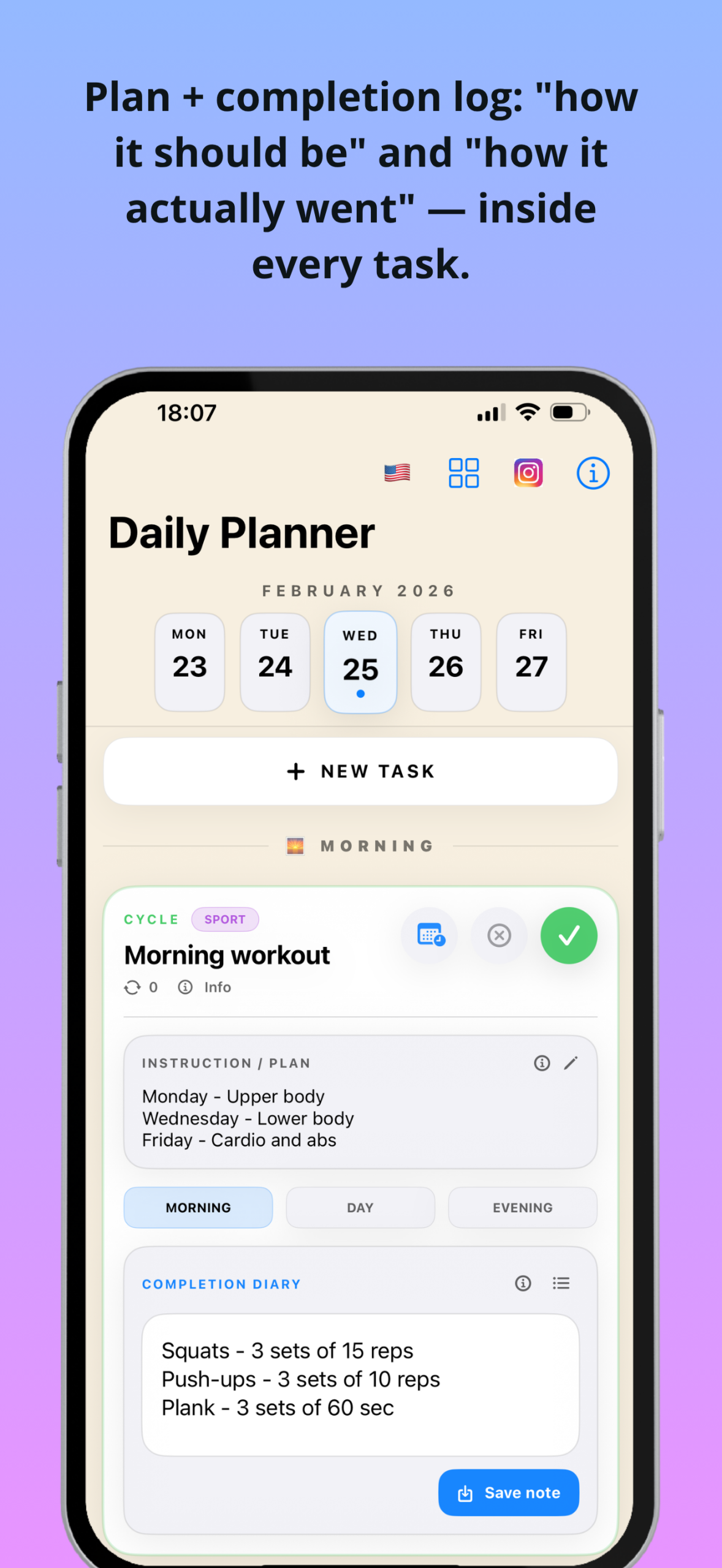 Daily Planer: No Subs Apps screenshot