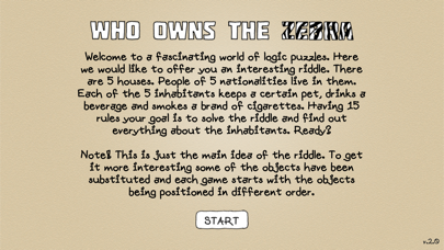 Zebra Puzzle screenshot