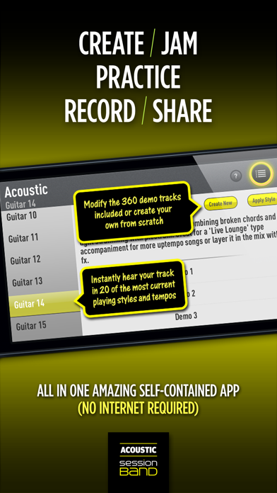 SessionBand Acoustic Guitar 1 screenshot