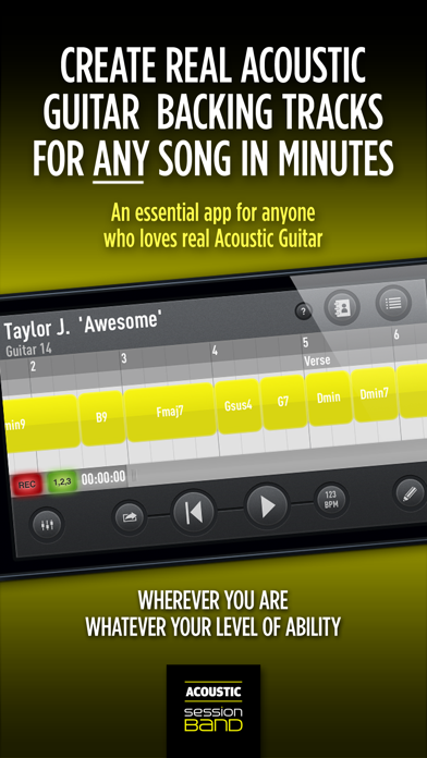 SessionBand Acoustic Guitar 1 screenshot