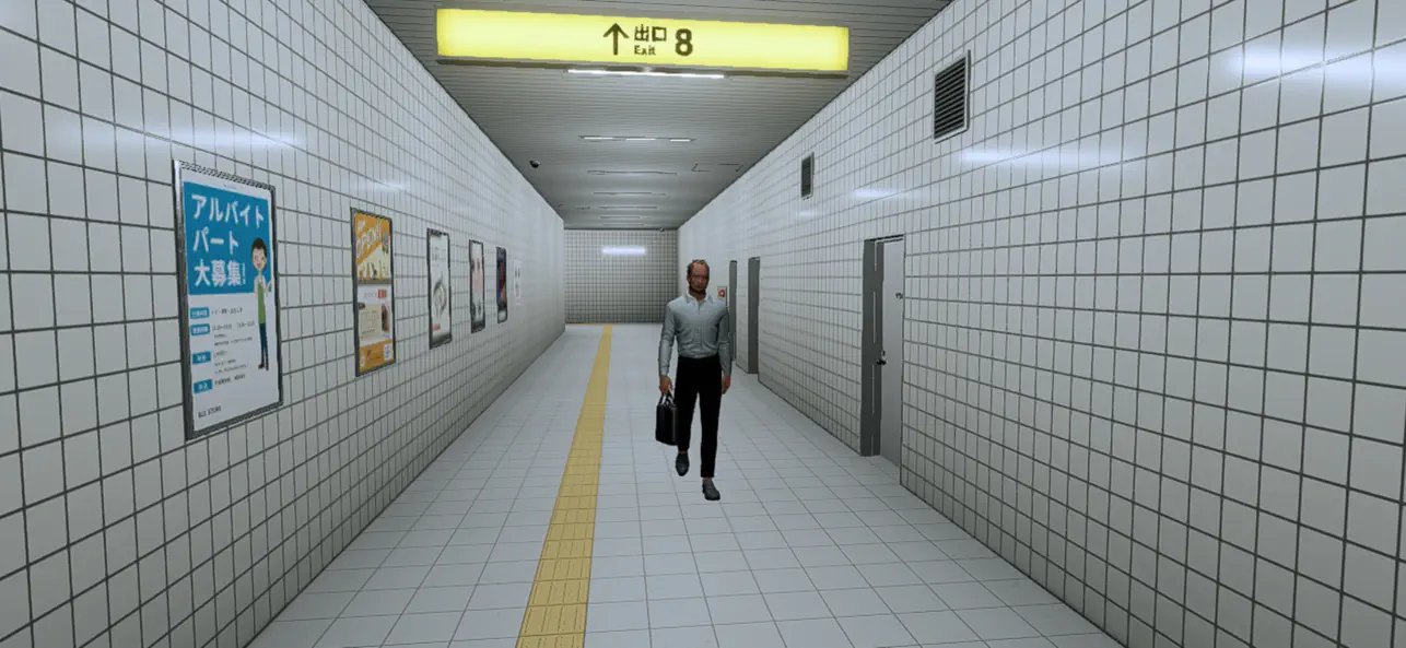 The Exit 8 screenshot