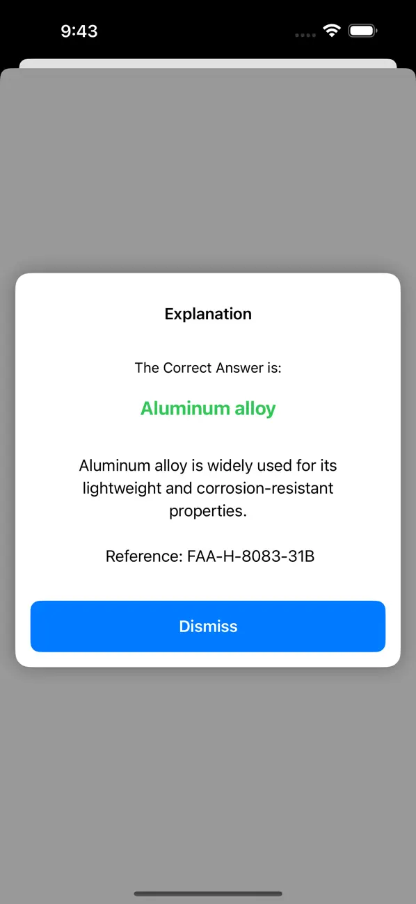 Prepare Aviation Maintenance screenshot
