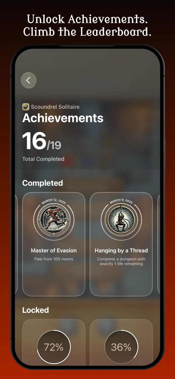 Scoundrel Solitaire screenshot