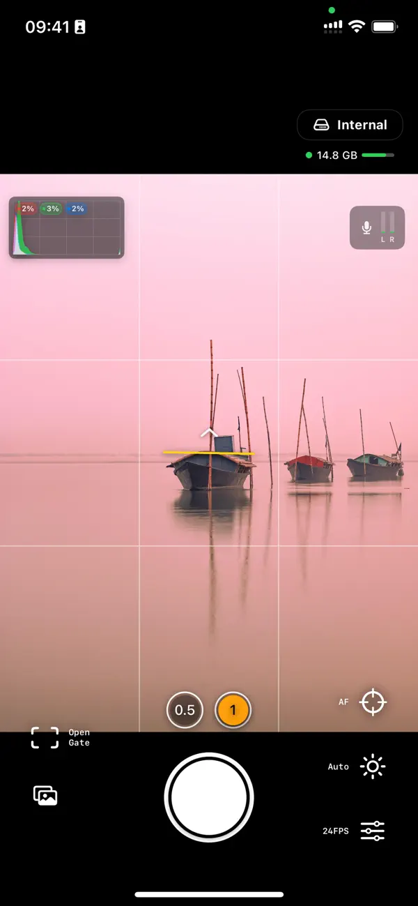 RAW Cam: Open Gate DNG Video screenshot