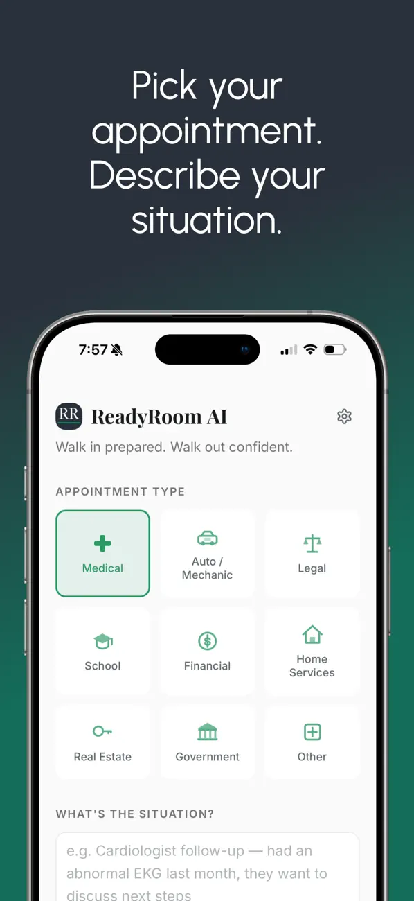 ReadyRoom AI screenshot