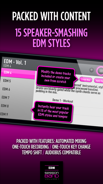 SessionBand EDM 1 screenshot