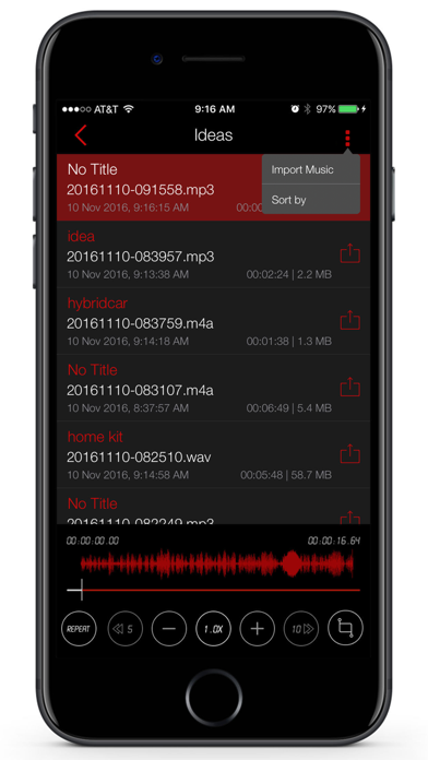 Awesome Voice Recorder PRO AVR screenshot