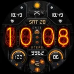 Nixie Digital Watch Face A10