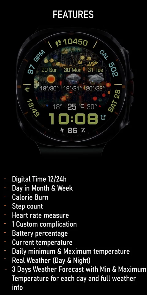 Animated Weather 3 Days Data screenshot