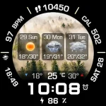 Animated Weather 3 Days Data
