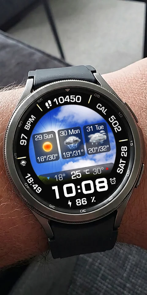 Animated Weather 3 Days Data screenshot