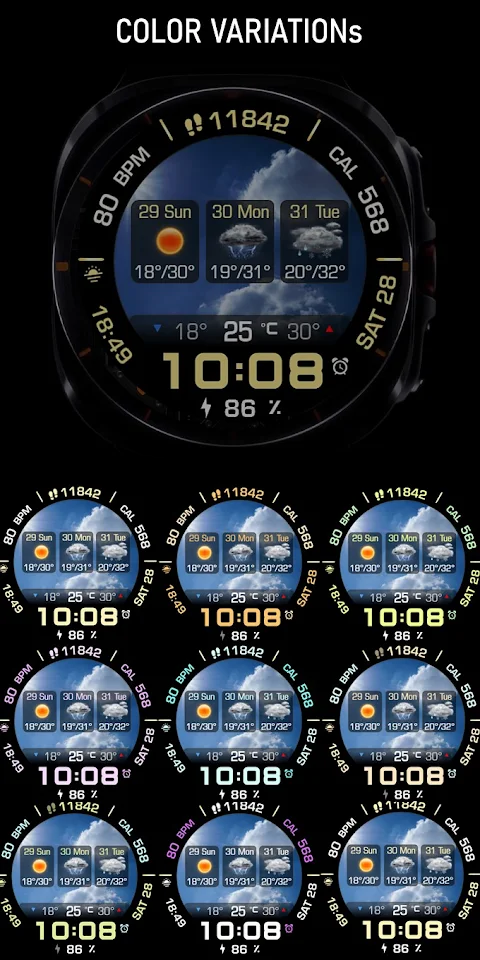 Animated Weather 3 Days Data screenshot