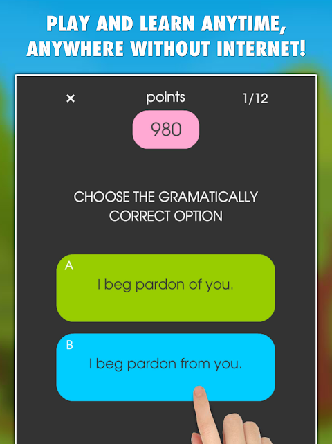 My English Grammar Test PRO screenshot