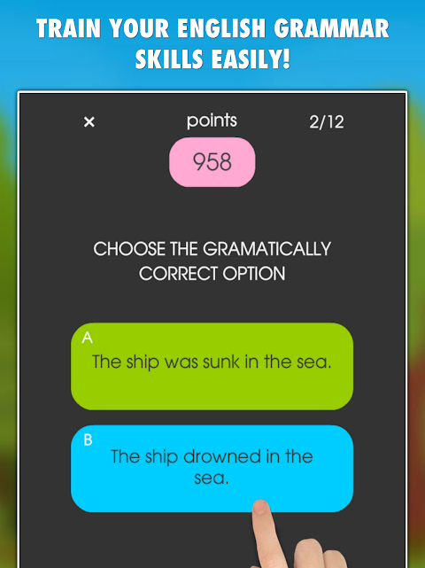 My English Grammar Test PRO screenshot