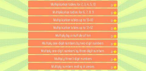 Multiplication 3rd grade Math screenshot