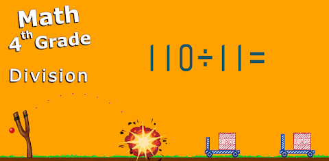 Division 4th grade Math skills screenshot