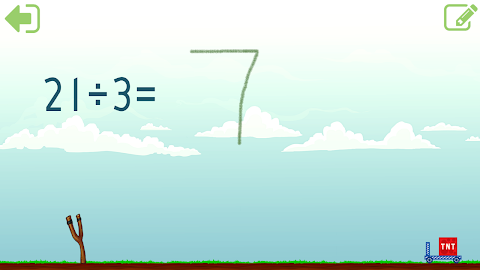 Division 4th grade Math skills screenshot