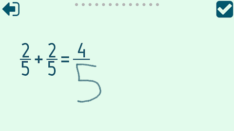 Fractions – 4th grade Math screenshot