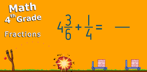 Fractions – 4th grade Math screenshot