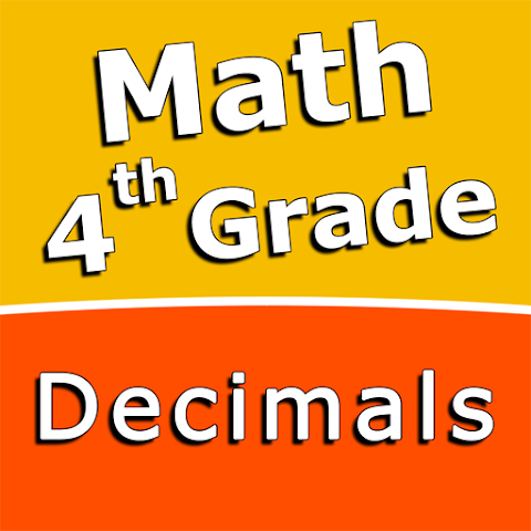 Decimals 4th grade Math skills screenshot