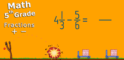 Add and subtract fractions screenshot