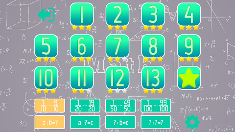 Adding Fractions Math Trainer screenshot