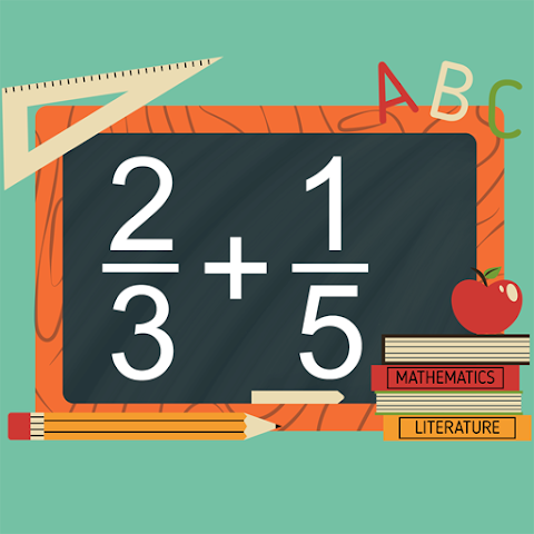 Adding Fractions Math Trainer screenshot