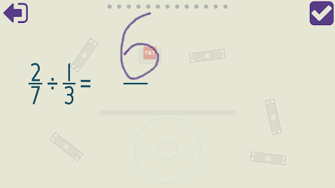 Dividing Fractions screenshot