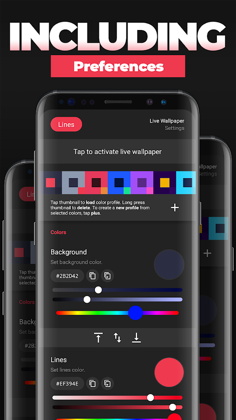 Lines Live Wallpaper screenshot