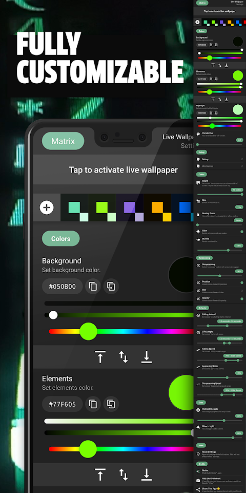Matrix Code – Live Wallpaper screenshot