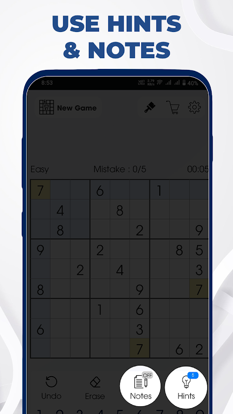 Classic Sudoku Puzzle Premium screenshot